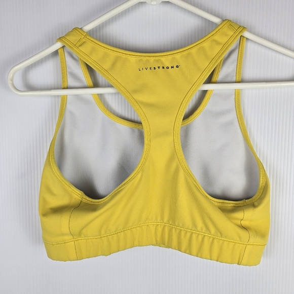 Nike Women's Gold Racerback Sports Bra Athlete Exercise Athleisure Size L - Picture 2 of 7